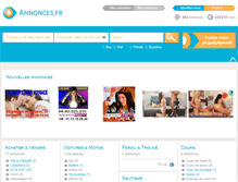 Tablet Screenshot of annonces.fr