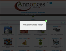 Tablet Screenshot of annonces.cm