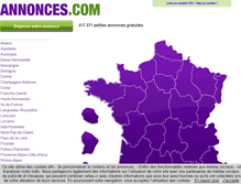 Tablet Screenshot of annonces-vie-locale.annonces.com